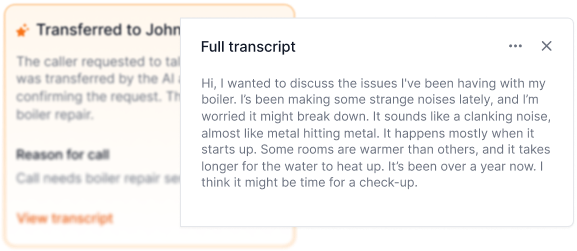 Automatic tasks, follow-ups, and call summaries